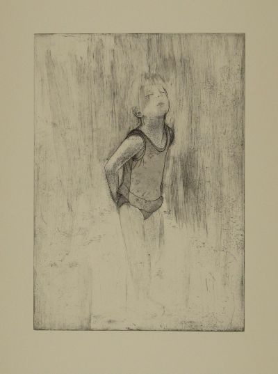 Click the image for a view of: (I promise) I love you - # VIII. 2009. Etching. Edition 10. 540X384mm