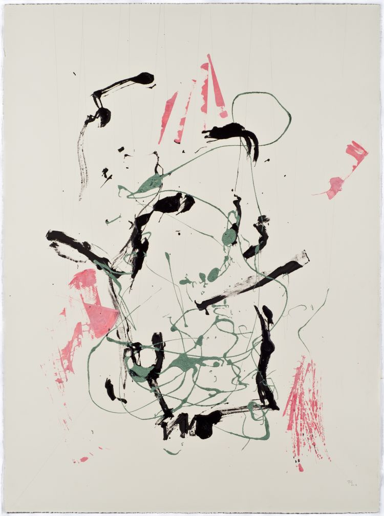 Click the image for a view of: Jaco van Schalkwyk. FUN AND GAMESDesire. 2012. Lithographic ink, pencil on paper. 765X565mm